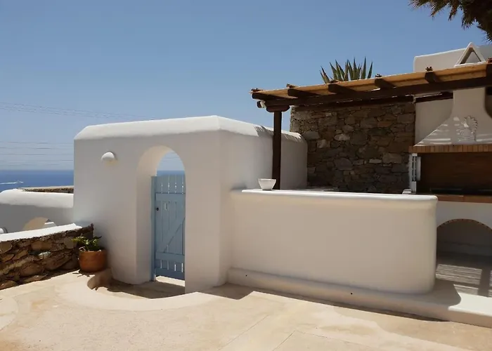 Mykonos Seaside 3br Aleomandra Gem 빌라 오르노스