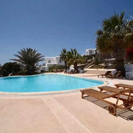 Вилла Mykonos Seaside 3br Aleomandra Gem Орнос