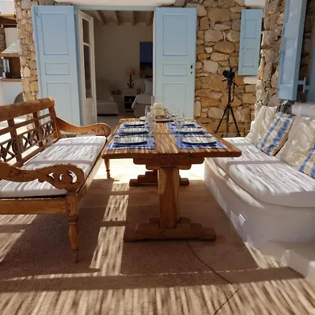 Mykonos Seaside 3br Aleomandra Gem Вилла *