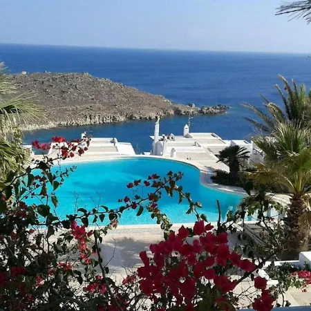 Mykonos Seaside 3br Aleomandra Gem Вилла