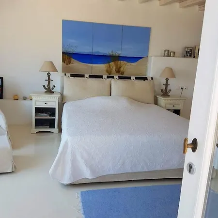 Вилла Mykonos Seaside 3br Aleomandra Gem Орнос